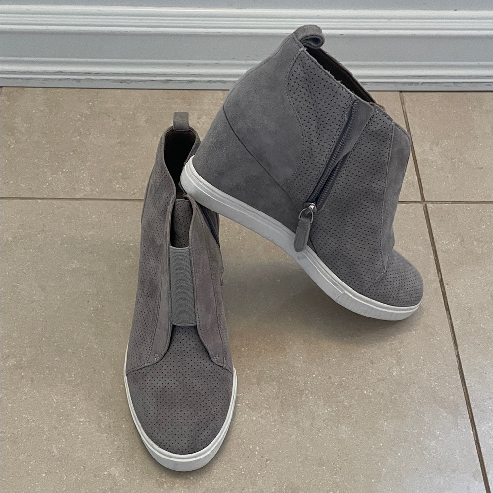 Paolo Gray High-Top Sneakers size 7